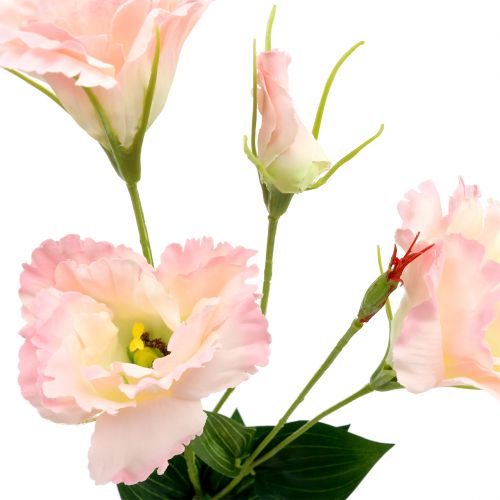 Artikel Lysianthus konstgjord rosa 87,5cm