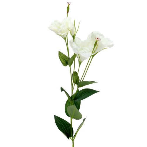 Artikel Lysianthus konstgjord blomma vit L87,5cm