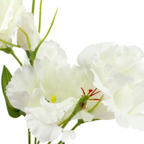Artikel Lysianthus konstgjord blomma vit L87,5cm