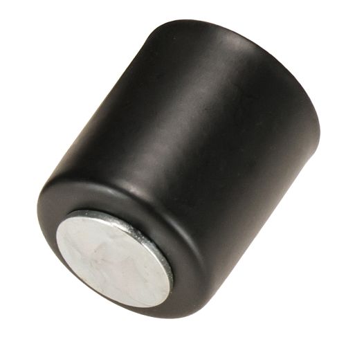 Artikel Magnetisk ljushållare, svart metall, H3cm, 4 stycken