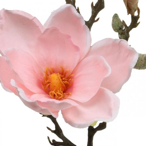Artikel Magnolia Rosa Konstgjord Blomsterdekoration Konstgjord Blomgren H40cm