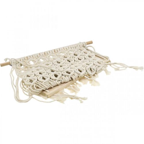 Artikel Makrame blomkorg hängande korg blomsvingbräda 40x15cm
