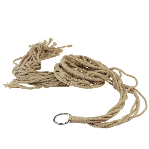 Artikel Makramedekoration för upphängning av beigebrun boho Ø12cm H79cm