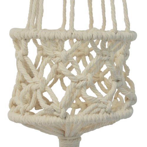 Artikel Makrame hängande dekorationskräm i boho stil Ø12cm H79cm