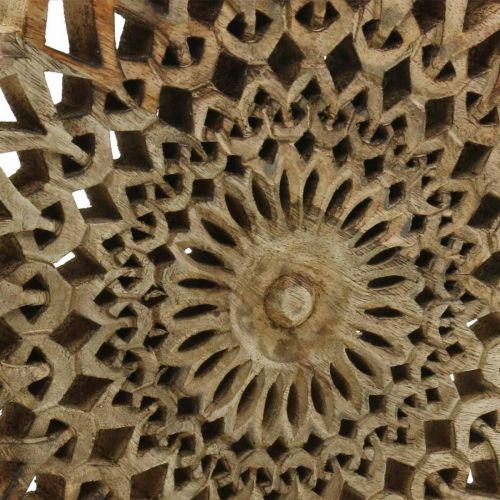 Floristik24 Mandala för upphängning, väggdekoration, sommar, trädekoration natur Ø30cm