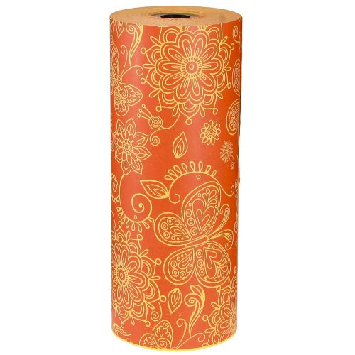 Artikel Manschettpapper Orange Gul Sommartid 25cm 100m