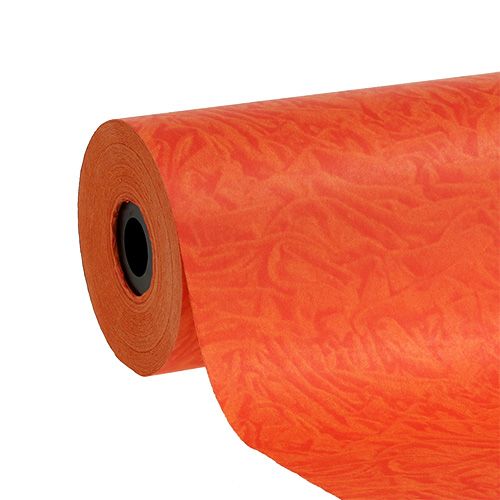 Floristik24 Manschettpapper orange-röd 25cm 100m