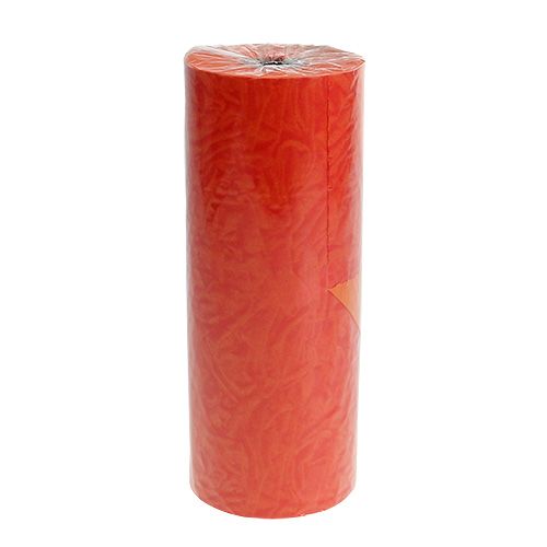 Floristik24 Manschettpapper orange-röd 25cm 100m