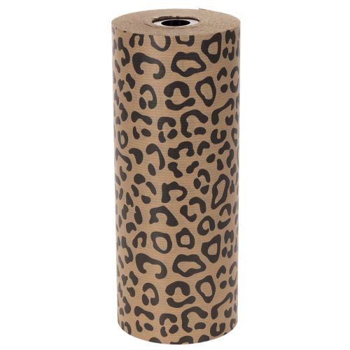Manschettpapper, leopardmönster, rulle 25 cm 100 m, presentinslagning | Floristik24.se