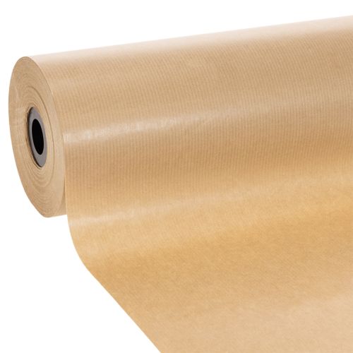 Naturligt kraftpapper manschettpapper i rulle 25 cm 100 m dekorativt papper