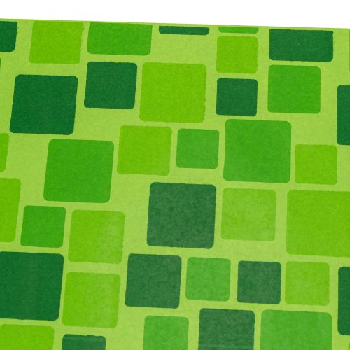 Manschettpapper för blombuketter i mosaikdesign, 25 cm x 100 m | Floristik24.se