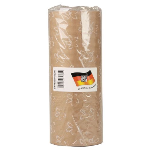 Floristik24 Manschettpapper silkespapper naturliga blommor 25cm 100m