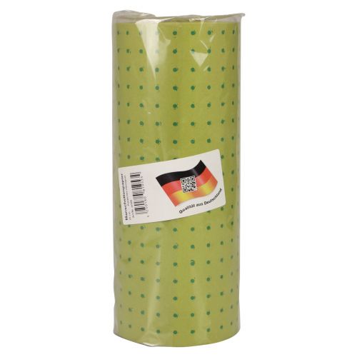 Artikel Manschettpapper silkespapper mossgröna prickar 25cm 100m