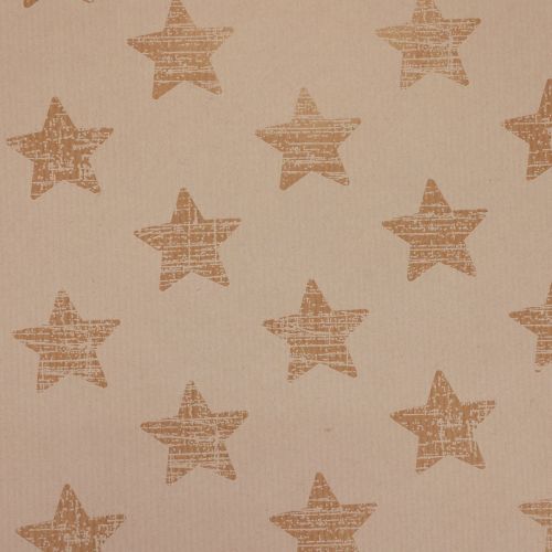 Floristik24 Manschettpapper silkespapper vita stjärnor 25cm 100m