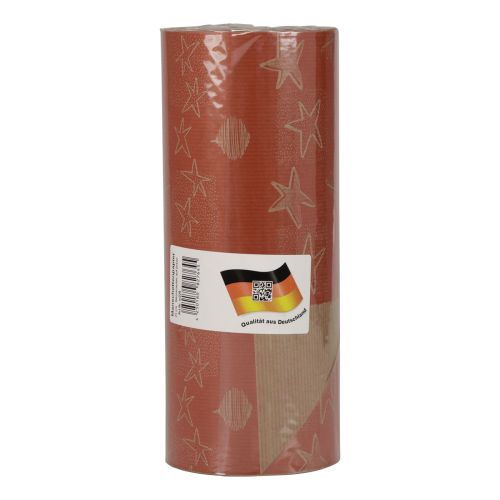 Artikel Manschettpapper silkespapper röda stjärnor papper 25cm 100m