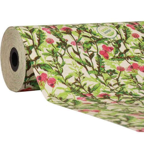 Floristik24 Manschettpapper äng silkespapper gräspapper 25cm 85m