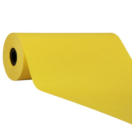Manschettpapper, omslagspapper, gult silkespapper 25cm 100m