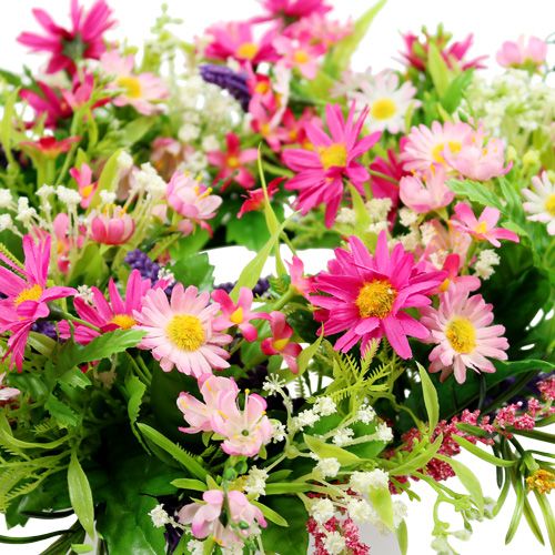 Floristik24 Marguerite krans med lavendelrosa Ø28cm