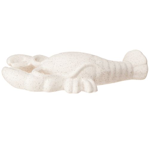 Artikel Maritim Dekor Figur Keramik Hummer Vit 17,5×9×3cm