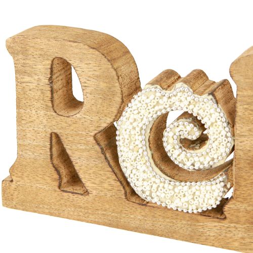 Artikel Maritim bordsdekoration “Relax” stativ mangoträ 28×10cm