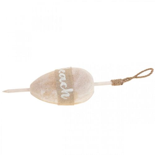 Floristik24 Maritim dekorationsboj, hängande dekorationsboj “Beach” 27×8,5cm