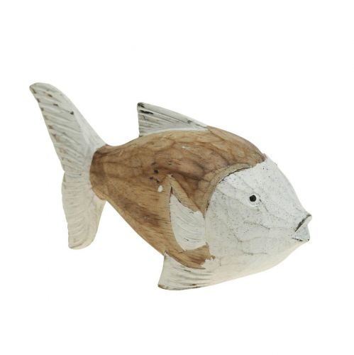 Artikel Maritim dekoration fisk trä träfisk shabby chic 17×8cm