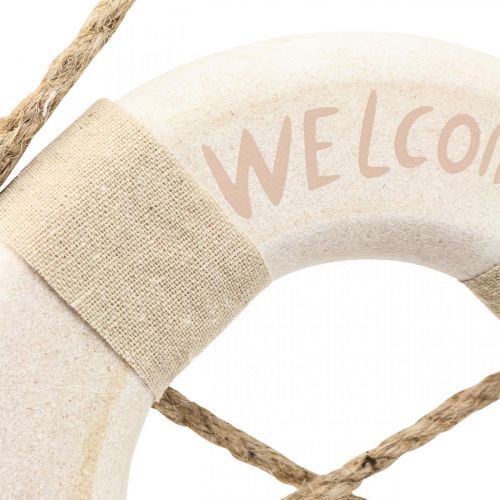 Floristik24 Maritime Deco Lifebooy Deco “Welcome on Board” Ø22cm