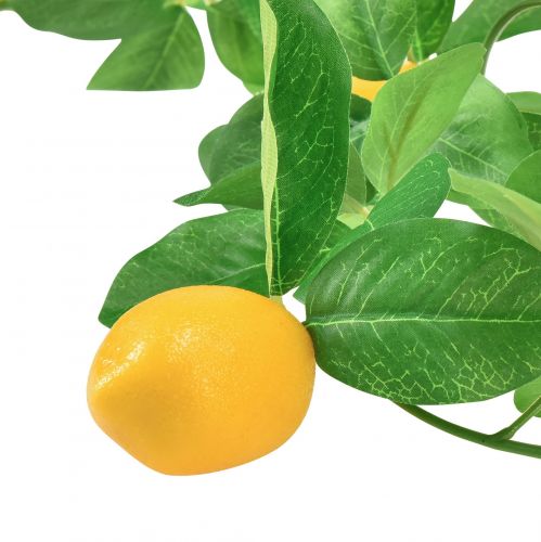 Floristik24 Medelhavsdekoration krans citrondekoration konstgjord 165cm