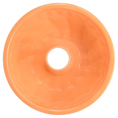 Artikel Metall dekorativ bakform Gugelhupf orange Ø23cm H12cm