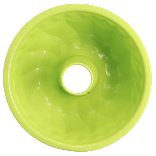 Artikel Metall dekorativ Gugelhupf kakform äppelgrön Ø23cm H12cm