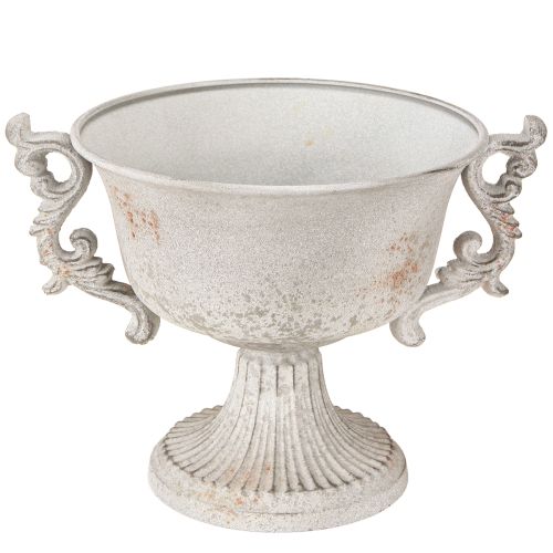 Artikel Metall dekorativ trofé med handtag vintage grå rost H18,5cm