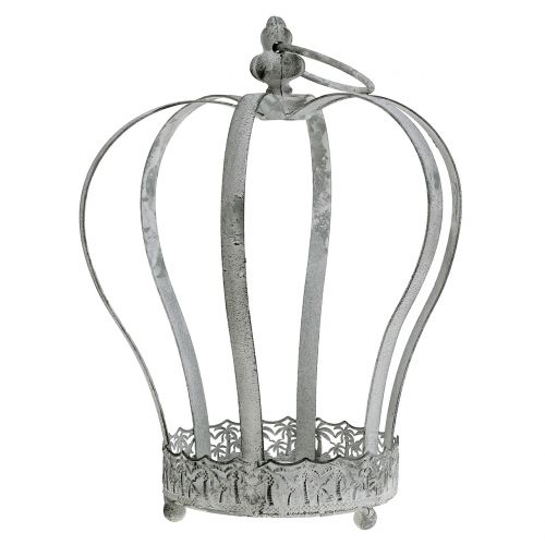 Floristik24 Metallkrona för dekoration Ø20,5cm H26cm