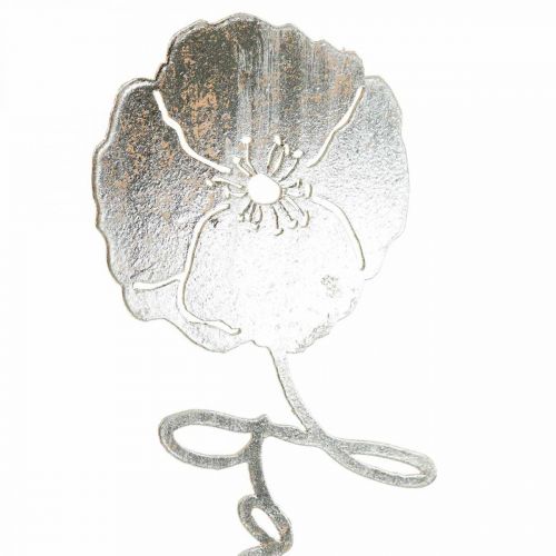 Floristik24 Metalldeco blomma träställning bokstäver "Familj" H40cm