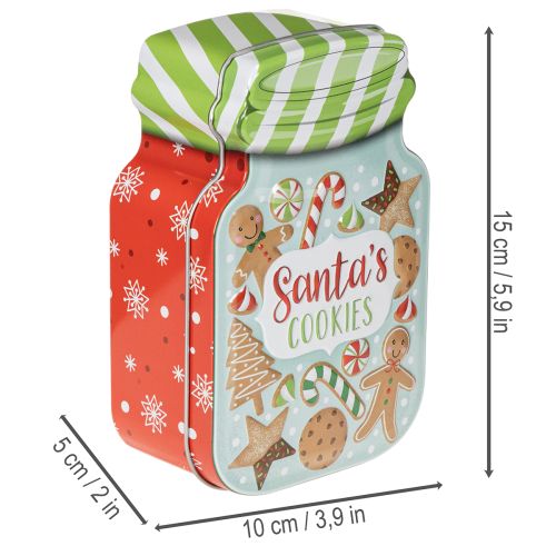Metallkakform med julmotiv i