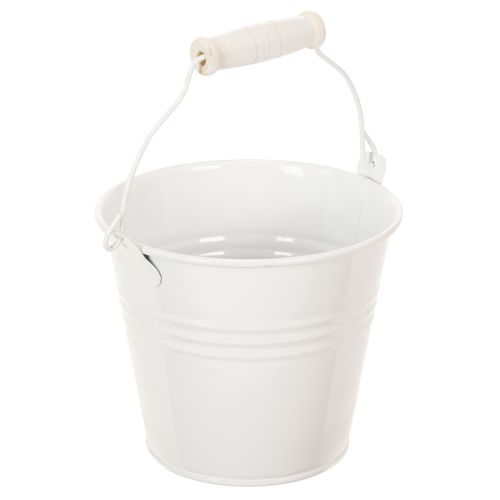 Artikel Metallhinkar, vita, Ø12 cm, H10 cm, 8 stycken
