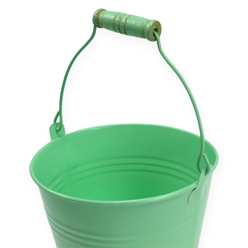 Floristik24 Dekorativ hinkgrön blandad Ø12cm H10cm 8st.