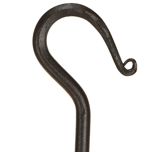 Artikel Metallkrok Svart krok för dekoration för upphängning 21cm 2st
