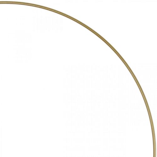 Artikel Metallring Dekorationsring Scandi Ring Dekorslinga Guld Ø20,5cm 6 st
