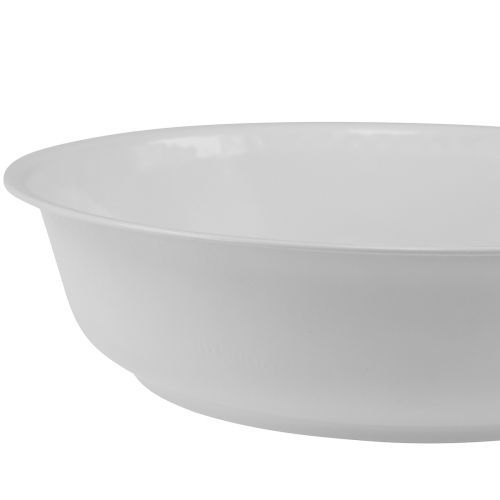 Artikel Metall skål skål vit skål emalj utseende Ø25cm H7cm