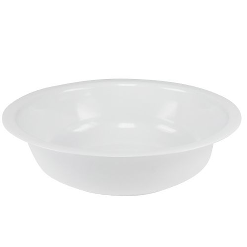 Artikel Metallskål vit skål emalj utseende Ø36cm H9,5cm