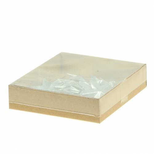 Floristik24 Stjärnmetall silver 4cm 48 st