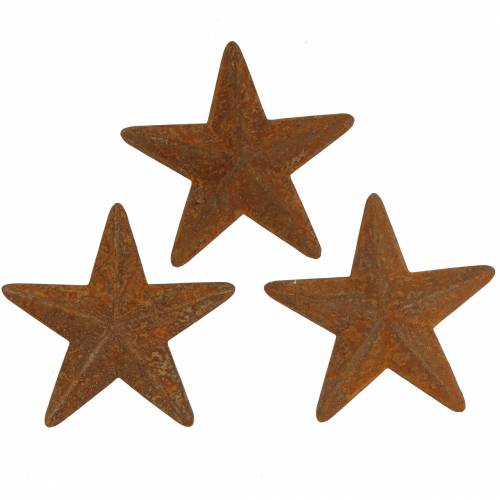 Floristik24 Stjärnpatina metall 5cm 24 st