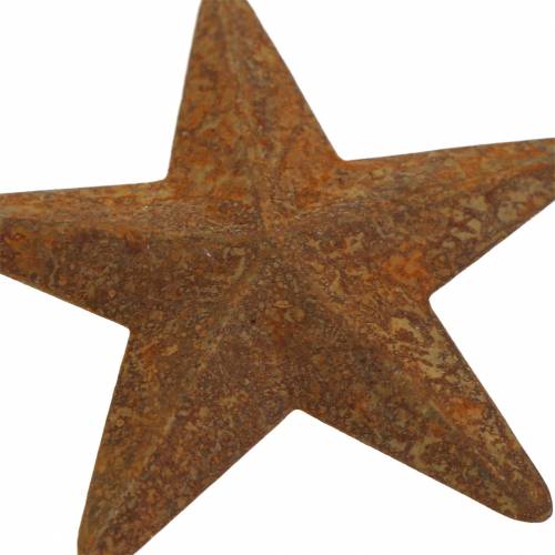 Floristik24 Stjärnpatina metall 5cm 24 st
