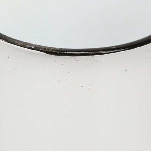 Artikel Metallkopp Växtkopp Metall Vit Svart Ø9cm 4st