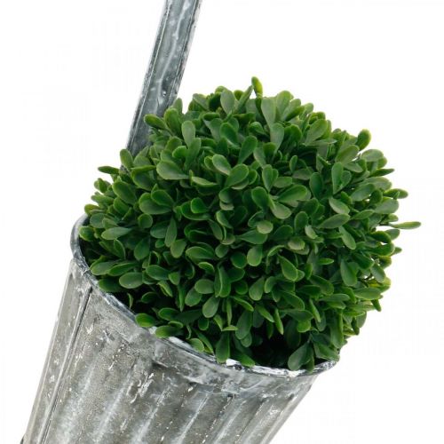 Floristik24 Dekorkruka för upphängning, metallkärl, balkongdekoration, växtkruka antik look Ø13cm