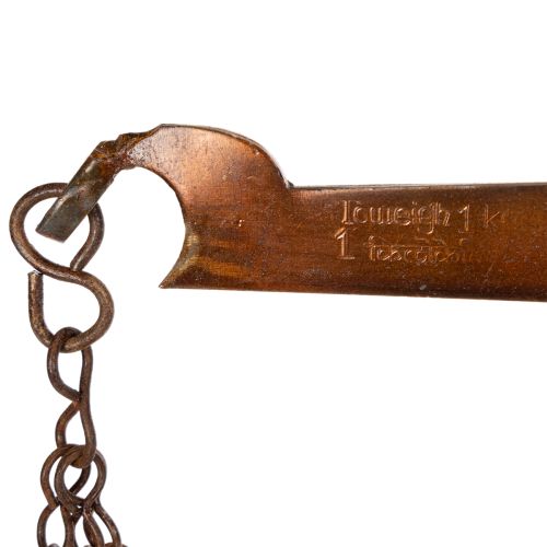 Artikel Dekorativ skala i nostalgisk design för kök och vardagsrum, vintagestil, 58 cm