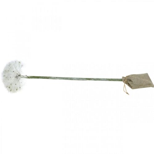 Floristik24 LED maskros för batteri vit konstgjord blombelysning H50cm