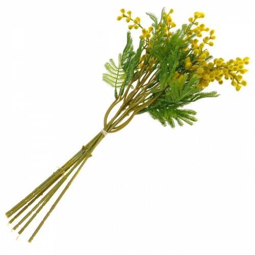Floristik24 Mimosa gul konstgjord konstväxt gäng 39cm