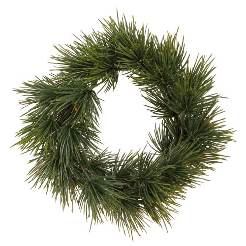 Mini adventskrans konstgjord som riktiga tallbarr Ø22cm