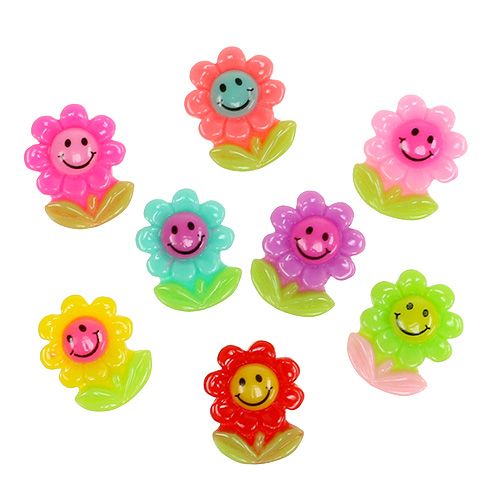 Floristik24 Miniblommor för limning 2cm 24 st
